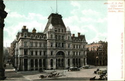 US Post Office and Sub-Treasury Postcard