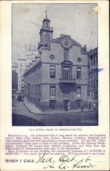 Souvenir of Boston, MA Postcard