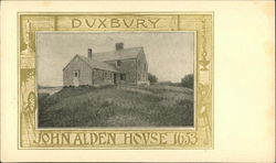 John Alden House, 1653 Duxbury, MA Postcard Postcard