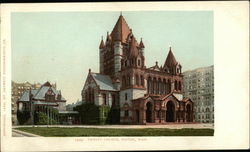 Trinity Church Boston, MA Postcard Postcard