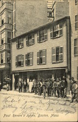 Paul Revere's Home Boston, MA Postcard Postcard