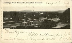 Greetings from Riverside Recreation Grounds Greetings from Riverside Recreation Grounds