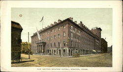 The United States Hotel Boston, MA Postcard Postcard