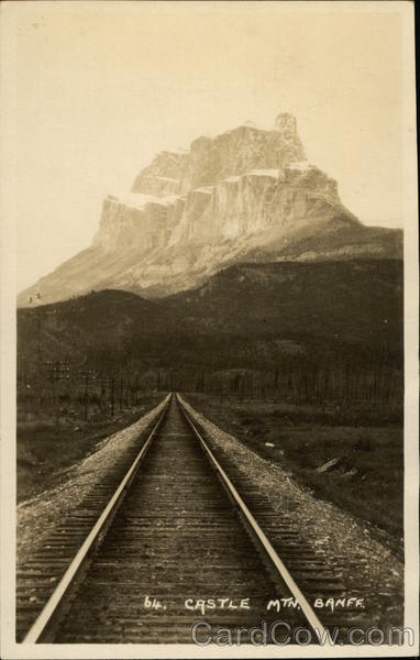 Castle Mountain Banff AB Canada Alberta