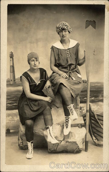 Ladies on the Atlantic City Boardwalk New Jersey