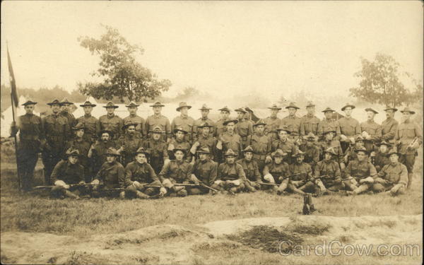 The 5th Troop, after inspection, Pine Camp Fort Drum New York