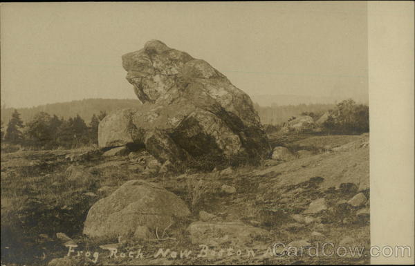 Frog Rock New Boston New Hampshire
