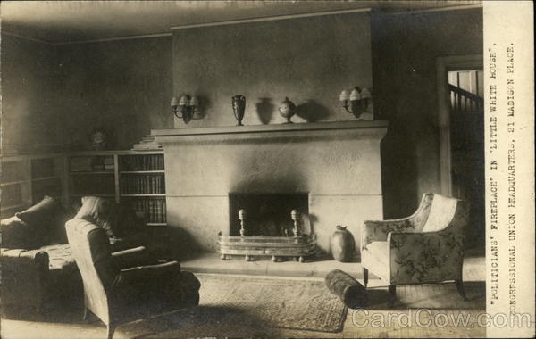 Politicians Fireplace in Little White House Washington District of Columbia