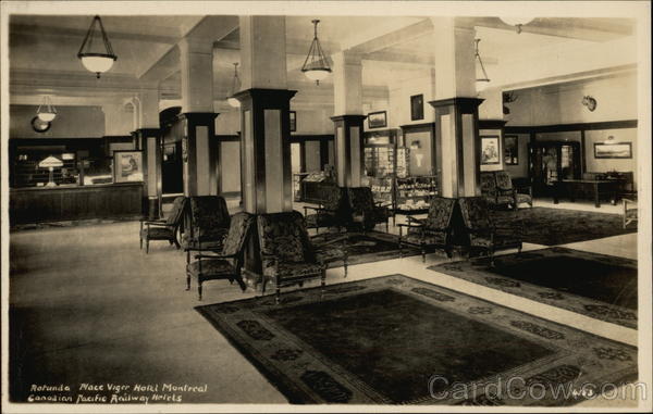 Rotunda, Place Vigor Hotel Montreal PQ Canada Quebec