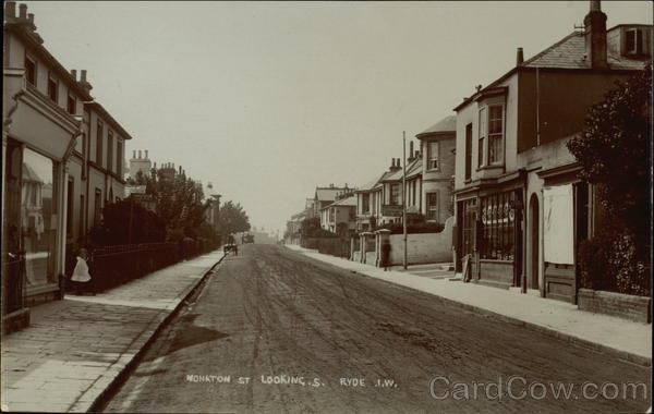 Monkton Street Looking South Ryde England