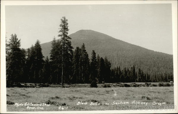 Black Butte on Santiam Highway Oregon