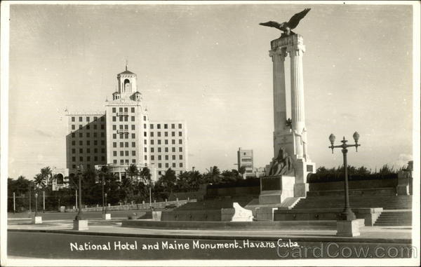 National Hotel and Maine Monument Havana Cuba