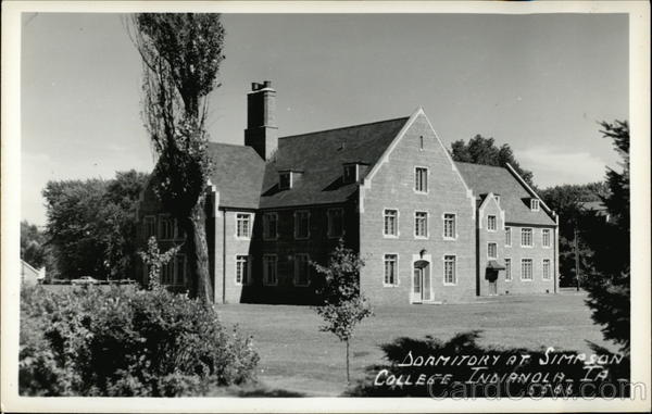 Dormitory at Simpson College Indianola Iowa