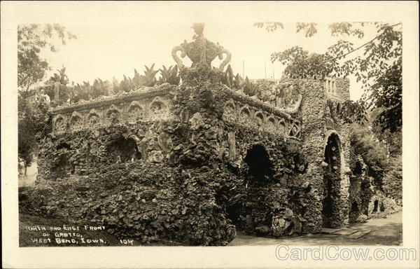 North and East Front of Grotto West Bend Iowa