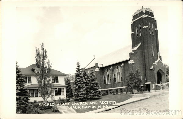 Sacred Heart Church and Rectory Sauk Rapids Minnesota