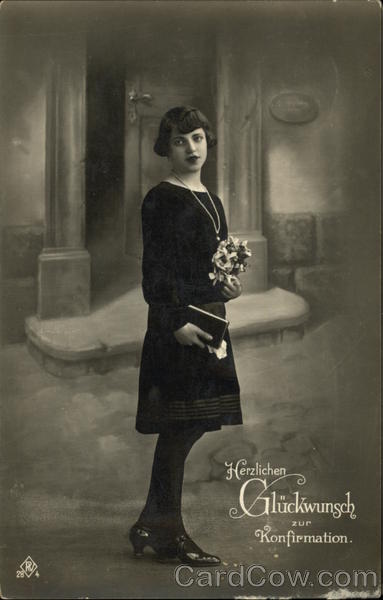 Girl after Confirmation Religious