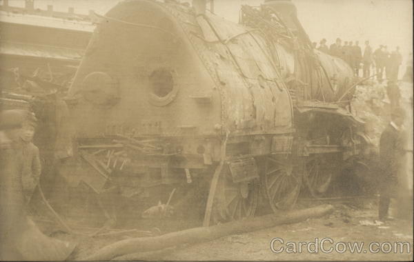 Wrecked Engine Locomotives