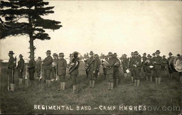 1st. Regimental Band, Camp Hughes Binghamton New York
