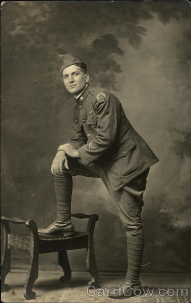 Portrait of Soldier Binghamton New York Military