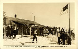 The Popular Summit Chalet On Mt. Cranmore North Conway, NH Postcard Postcard