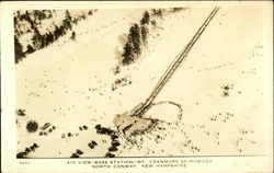 Air View Base Station - Mt. Cranmore Skimobiles Postcard