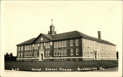 New School House Postcard