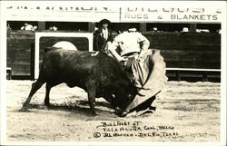 Bullfight Villa Acuna, Mexico Postcard Postcard