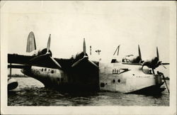 B.O.A.C. Flying Boat Postcard