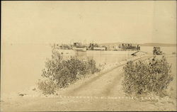 Chazy Landing Auto Ferry New York Postcard Postcard