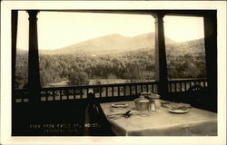 View from Eagle Mt. House Jackson, NH Postcard Postcard