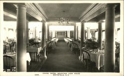 Dining Room, Mountain View House Postcard