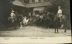 Roosevelt Family Postcard