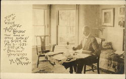 Room in which President Coolidge took oath of office Postcard