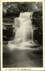 Cold Brook Falls Randolph, NH Postcard Postcard