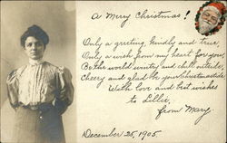 Portrait of Woman Postcard