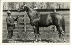 Man-O-War - America's Most Famous Race Horse Postcard