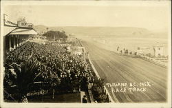 Race Track Tijuana, Mexico Postcard Postcard