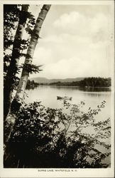 Burns Lake Whitefield, NH Postcard Postcard
