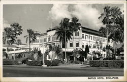 Raffles Hotel Postcard