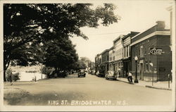 King St Bridgewater, NS Canada Nova Scotia Postcard Postcard