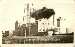 Scottsbluff Sugar Factory Nebraska Postcard Postcard