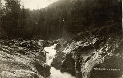 View of Nisquain Canyon Postcard
