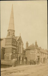 Wesleyan Church Egham, England Postcard Postcard