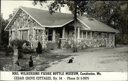 Mrs. Wilkersons Figure Bottle Museum Postcard