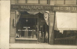 Bigelow Wall Paper & Paint Co. Building Postcard