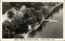 Aerial View South Beach Hotel Postcard