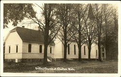 United Church Stanton, MI Postcard Postcard