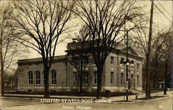 United States Post Office Albion, MI Postcard Postcard