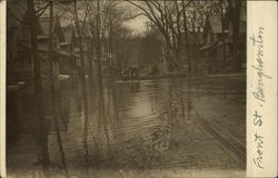 Front St., flooded Postcard