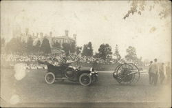Car In Parade Postcard